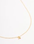 Goldair Gold Plated Sterling Silver Letter A Necklace