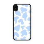 Custom Printed Tpu Cases - Apple Iphone XS Max & 39 Blue Cow Print& 39 By