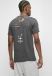 Style Republic Slim Fit Art Graphic Tee - Charcoal