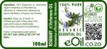 Rosemary Verbenone Organic Essential Oil - 10 Ml - 100 Ml