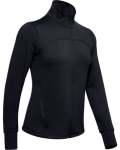 Women's Ua Rush Full Zip - Black Black LG