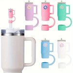 1PC Straw Covers Cap For Stanley Cup Silicone Straw Tip Covers For Stanley 30 & 40OZ Tumbler With Handle 10MM Straw Toppers