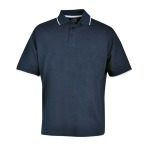 Pencil Stripe Golfer – Navy white