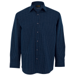 Pioneer Check Lounge Long Sleeve Mens - 2XL Navy