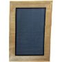 Minimal Black/blue And Gold Border Panel Turkish Rug - 230 X 160 Cm