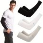 3-Pack UV Protection Cooling Arm Sleeves - Quick-Dry Polyester Fabric For Outdoor Sports Running Cycling Golf Driving