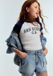 Relaxed Fit Denim Shorts - Light Denim Blue