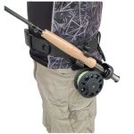 Fly Fishing Rod Holder 3RD Hand Belt Clip Rod Holder Fly Fishing Wader Belt Fishing Belt For Fly Fishing And Spinning Rods