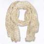 MINI Heart Print Scarf - Beige / Free