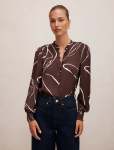Savannah Button Up Blouse - 18 Mina Abstract
