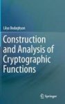 Construction And Analysis Of Cryptographic Functions Hardcover