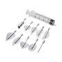 Gelatin Jelly Art Tools Set 3D Flower Cake Decorating Kit Diy Needle Tips