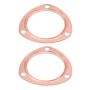 Copper Exhaust Gaskets 3IN Compatible With Sbc 350