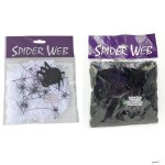 Stretchable Spiderwebs Black And White
