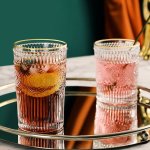 Bohemia Glass Water Cup Phnom Penh Sun Cup Embossed Cup