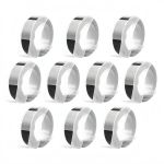 10PKTAPE Label Tape Compatible With Dymo motex Labeling Machines Black 10PK