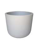 Match Cylinder Japi Planter With Saucer Click For Details - Small JCMC35 350MM Width X 290MM Height Sandstone