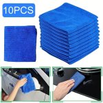 10PCS Ultra Fine Microfiber Car Wash Towels - Auto Detailing Polishing Household Cleaning Cloths For Drying And Home Clean Tools