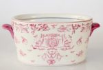 Pink & White Floral Design Foot Bath – 15X33X20CM