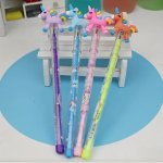 Cartoon Horse No Sharpen Pencils With 11 Refillable Eggs