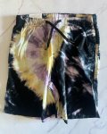 New H&m Purple Yellow And Black Tie Dye Shorts Small