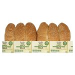 Pnp White Seeded Hot Dog Rolls 6 Pack