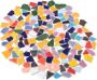 1BAG Bag Mosaic Tiles Ceramic Pieces Diy Home Decor Flower Pebbles Small