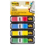 3M Post-it Flags 4 Pack Red Blue Green Yellow 35 Flags Per Colour
