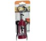 KT-32030 Silver Red Stainless Steel Wing Corkscrew