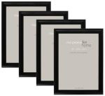 Black Picture Frames For Photo & Certificate - 4 Pack