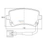 Stone Brake Pad Set Rear SP32880