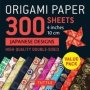 Origami Paper 300 Sheets Japanese Designs 4   10 Cm   - Tuttle Origami Paper: Double-sided Origami Sheets Printed With 12 Different Designs   Notebook / Blank Book