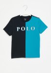 Polo Boys Colour Blocked Tee - Navy
