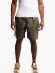 Jeep Mens Hurricane Elasticated Cargo Shorts In Olive - Olive 5XL
