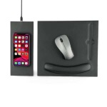 Doberan @memorii 10W Wireless Charger Pu Mouse Pad