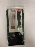 Black Thigh High Stocking With White Bow