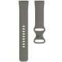 Mdm Silicone Sport Replacement Strap For Fitbit Versa 3 Size M/l -grey