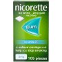 Nicorette Gum Icy White 2MG 105 Pieces