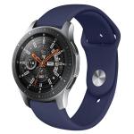 Monochrome Silicone Watch Band For Samsung Galaxy Watch Active 2 22MM Mazarine