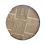 Mixme Side Table Combo 1 - Knysna Blackwood With Tribal Routered Pattern