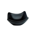 Nova Style Curved Square Soy Dish 7.5CM Matt Black Set Of 12