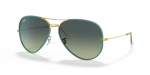 - Aviator Full Colour - Green/green Blue Gradient - 58