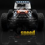 New 2.4G Full Scale Brushless High Speed Off Road Vehicle 2840 Brushless Motor 4000 Kv Value All Terrain Remote Control Vehicle