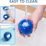 1PC 6 9PCS Cute Pet Hair Remover For Laundry Reusable Clothes Anti-tangle Adsorption Washing Machine Lint Catcher Laundry Pet Ha
