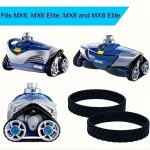 2 Packs Swimming Pool Cleaning Tire Track MX8 MX6 Replacement For Zodiac MX8 Elite MX6 Elite For Garden Yard Pool Cleaning Tire