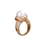 Viyuroyk 925 Silver Fashion Pearl Ladies Ring Cubic Zircon Oxide Ring Wedding Ring Women Jewelry Rings Statement Us Code 9