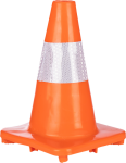Pioneer Orange Soft Pvc Traffic Cone With Reflective Tape