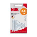 First Choice Silicone Teat 0-6 Months Small Hole Breast Milk 2 Pack