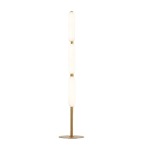 Saber LED Floor Lamp Black Gold - Black