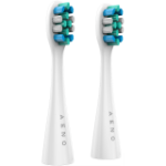 Replacement Toothbrush Heads White Dupont Bristles 2PCS In Set For ADB0001S ADB0002S
